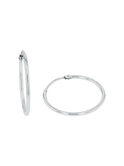 amor Unisex Creolen in silber