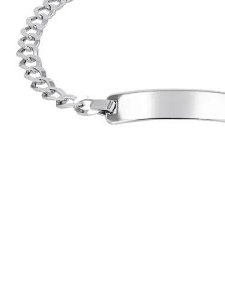amor Unisex Identarmband in silber