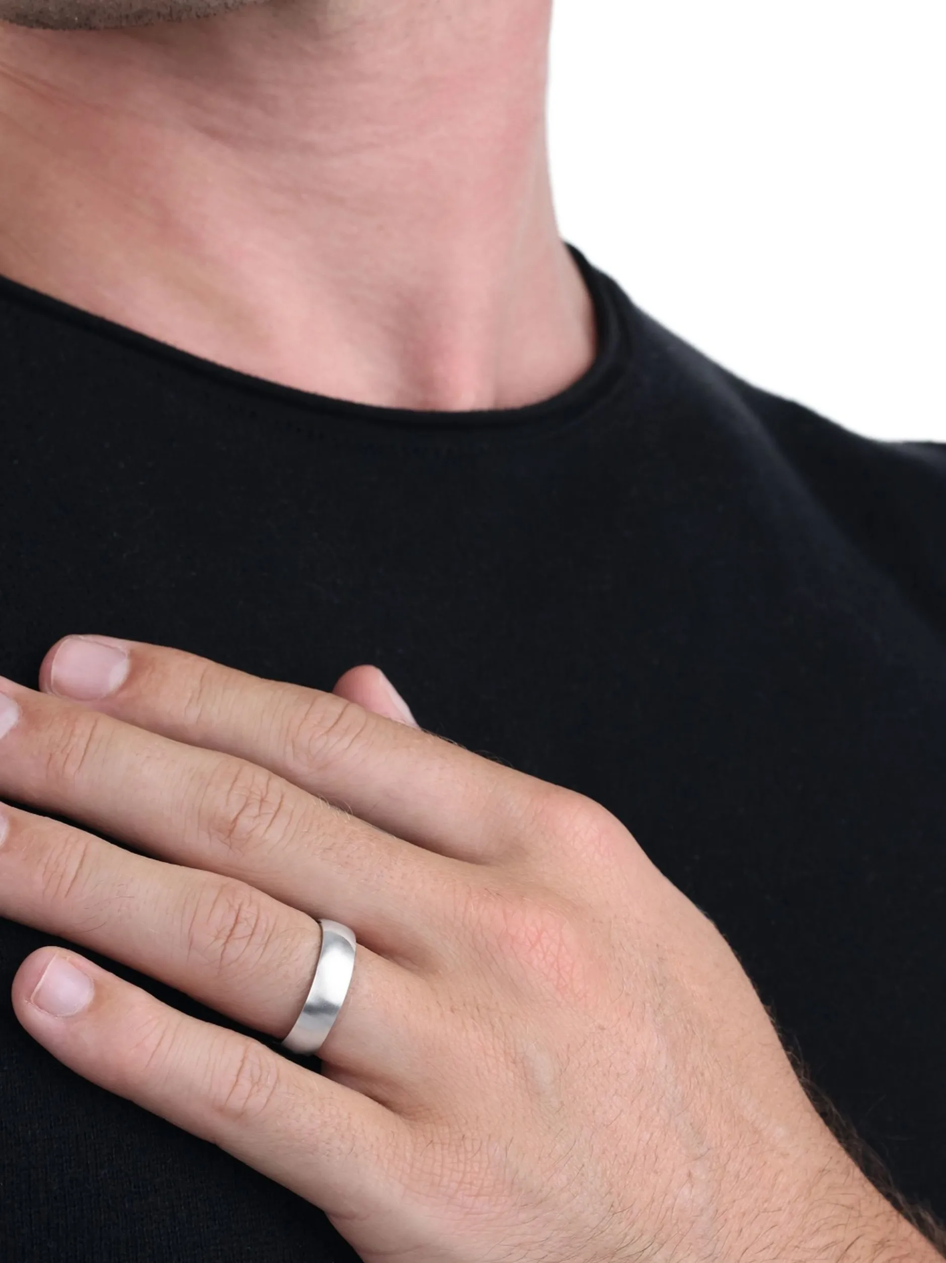 amor Unisex Ring in silber