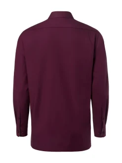 Andrew James Herren Businesshemd in aubergine