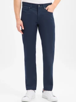 Andrew James Herren Five-Pocket-Hose - Modern Fit in marine
