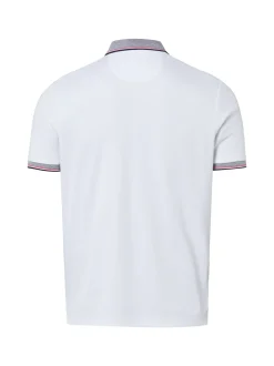 Andrew James Herren Poloshirt in weiß - Ärmel: kurzarm