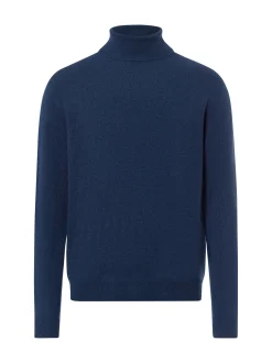 Andrew James Herren Pullover mit Cashmere-Anteil in indigo
