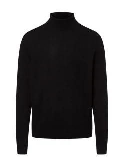 Andrew James Herren Pullover mit Cashmere-Anteil in schwarz