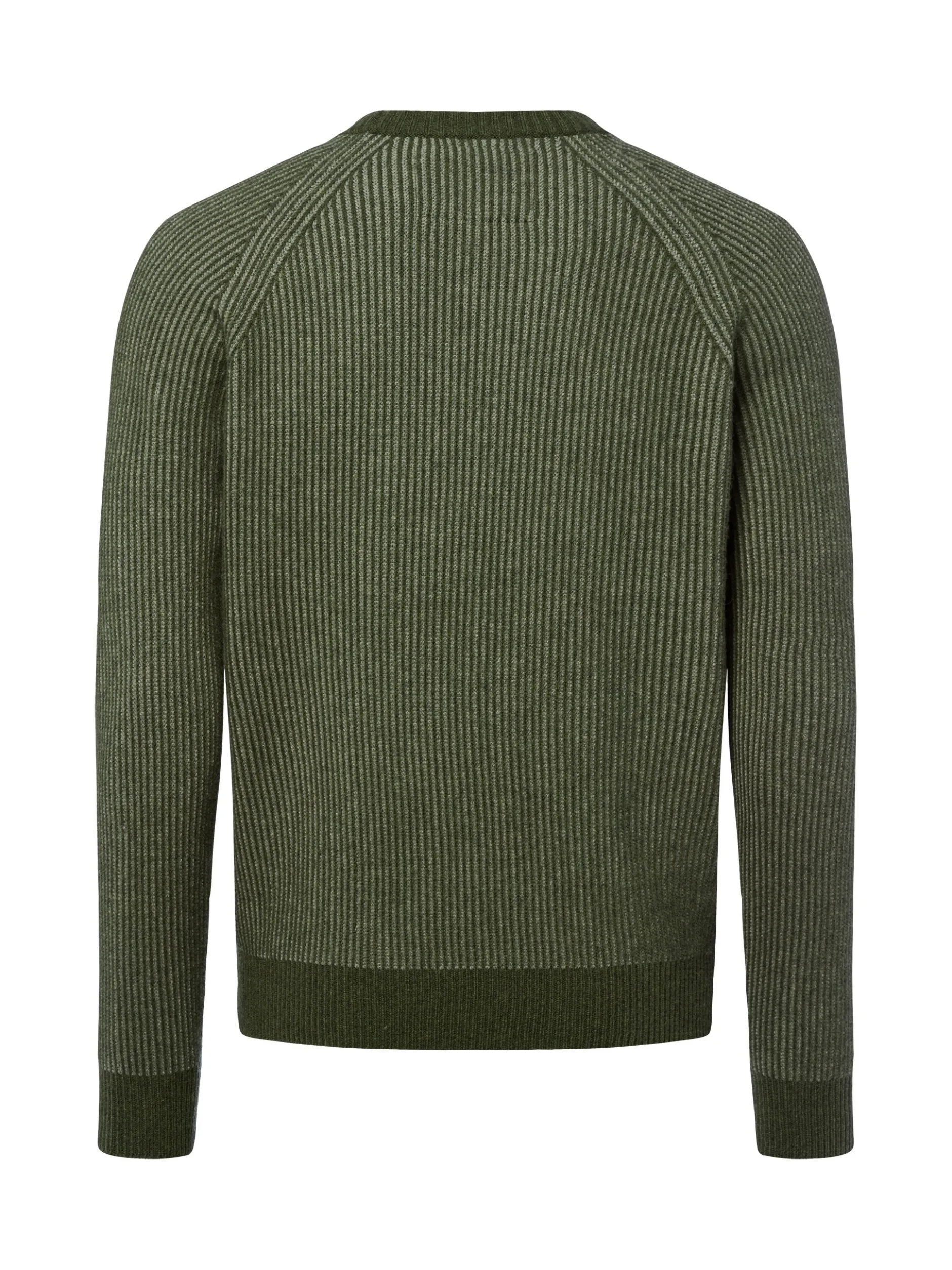 Andrew James Herren Pure Cashmere Pullover in khaki lind