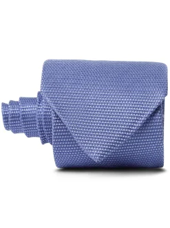 Andrew James Herren Seidenkrawatte in blau