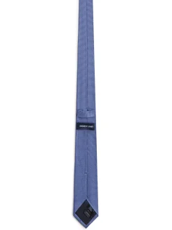 Andrew James Herren Seidenkrawatte in blau