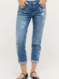 Angels Damen Jeans - Darleen Beauty in medium stone