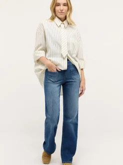 Angels Damen Jeans - Liz Smart in medium stone