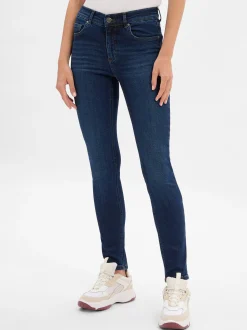 Angels Damen Jeans - Skinny Short in denim
