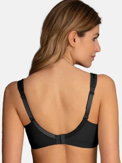 Anita Damen Komfort BH ohne Bügel Airita in schwarz