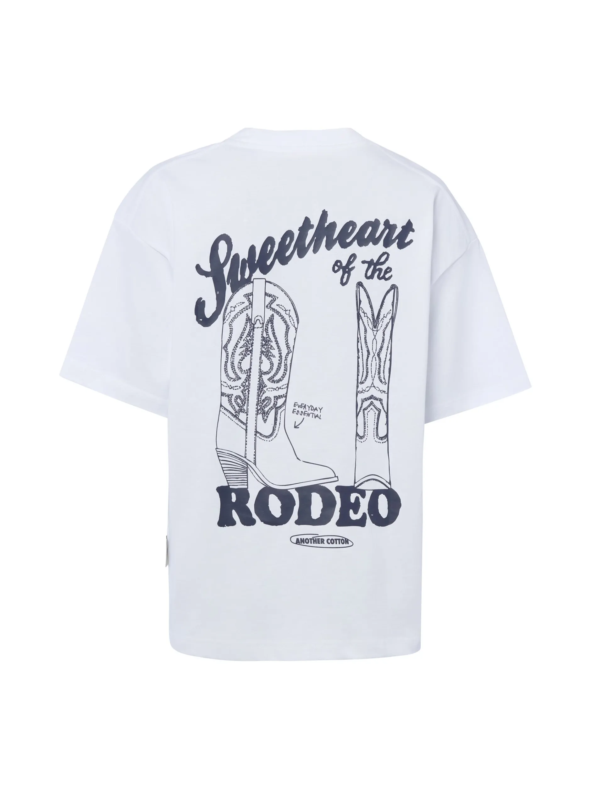 Another Cotton Lab Damen T-Shirt - Another Rodeo in weiß