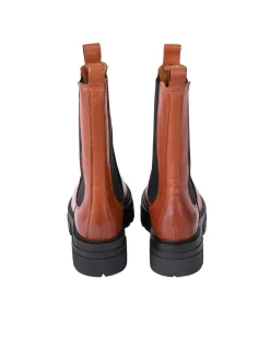 Apple of Eden Damen Chelsea-Boots - CHER in cognac