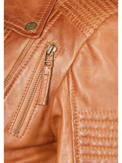 Apple of Eden Damen Lederjacke AOE-114 in cognac