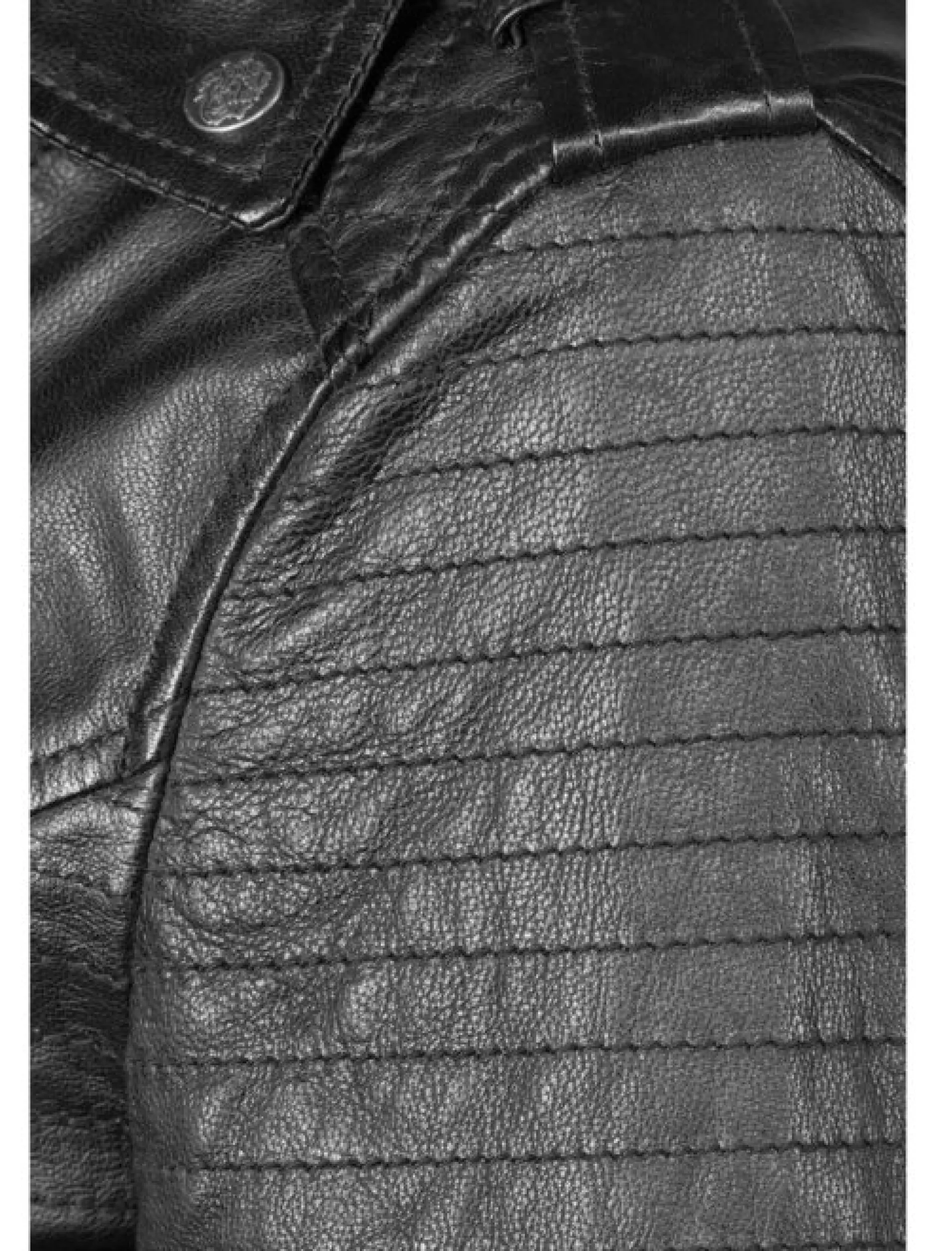 Apple of Eden Damen Lederjacke in schwarz