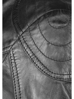 Apple of Eden Damen Lederjacke - 142 in schwarz