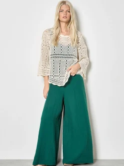 Apricot Damen Bluse in beige - Ausschnitt: Rundhals