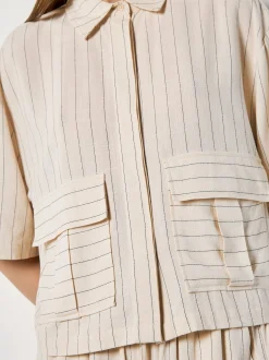 Apricot Damen Bluse in beige - Ärmel: 3/4 Arm