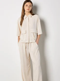 Apricot Damen Bluse in beige - Ärmel: 3/4 Arm