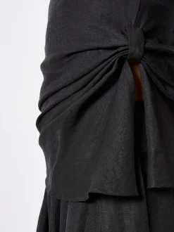 Apricot Damen Blusentop in schwarz - Ärmel: ohne Arm
