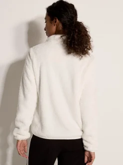 Apricot Damen Fleecejacke in beige - Ärmel: langarm