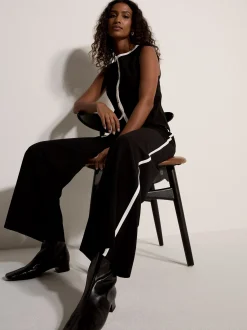 Apricot Damen Hose in schwarz - Länge: lang
