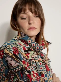 Apricot Damen Jacke in mehrfarbig