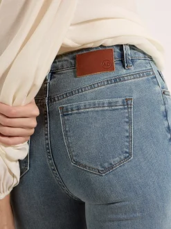 Apricot Damen Jeans in blau denim - Länge: lang