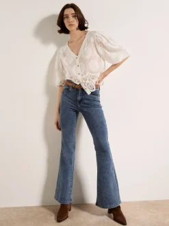 Apricot Damen Jeans in blau - Länge: lang