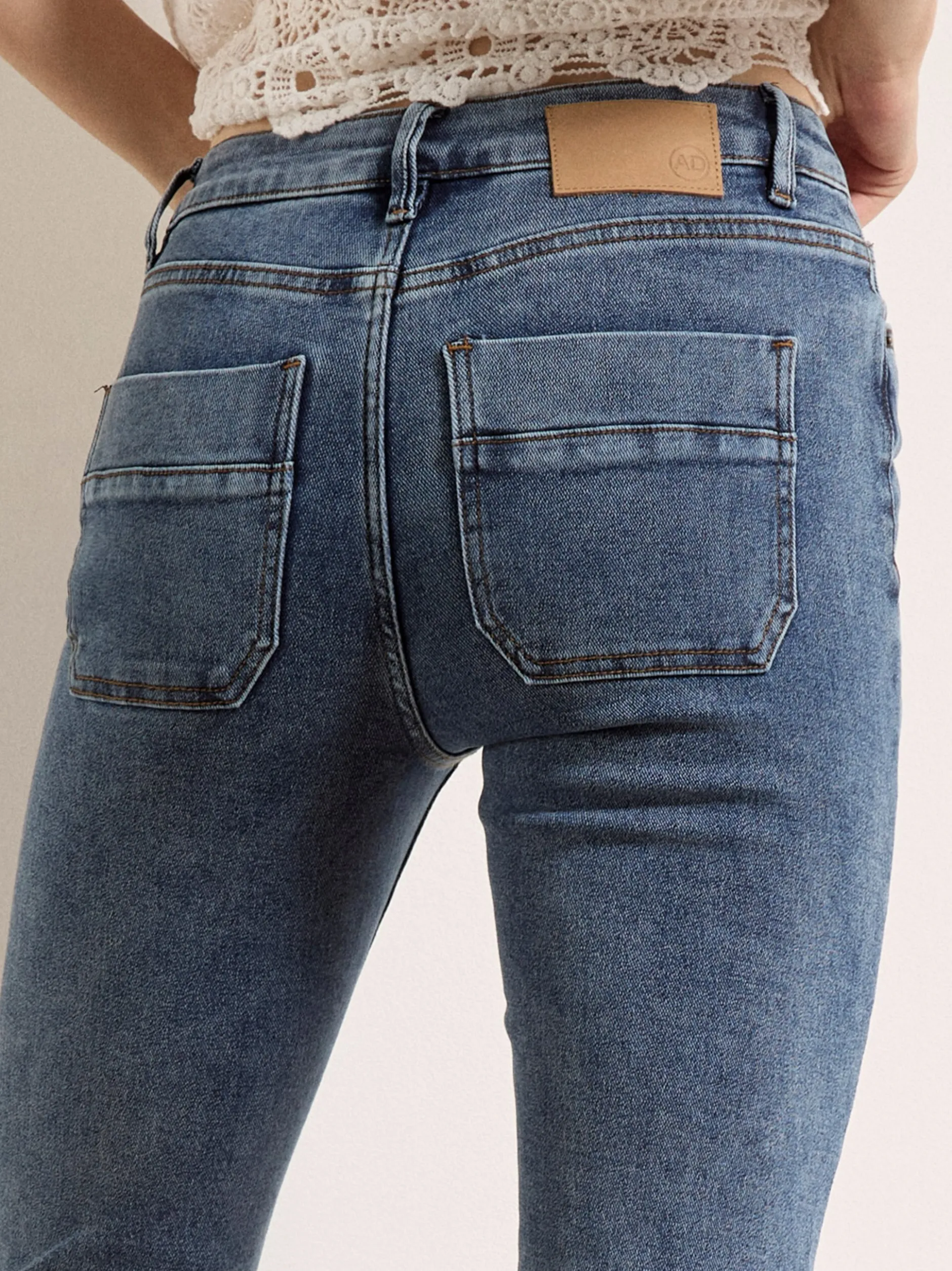 Apricot Damen Jeans in blau - Länge: lang