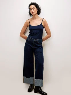 Apricot Damen Jeans in dark stone denim - Länge: lang