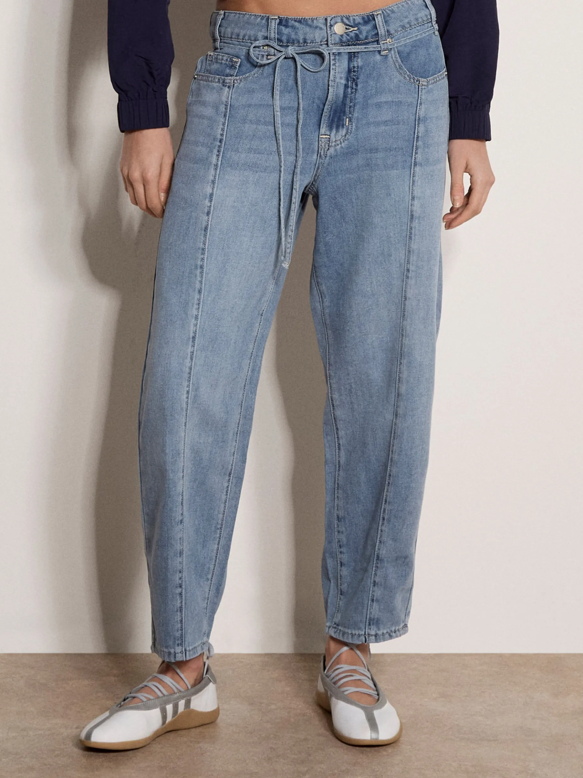 Apricot Damen Jeans in medium stone denim - Länge: lang