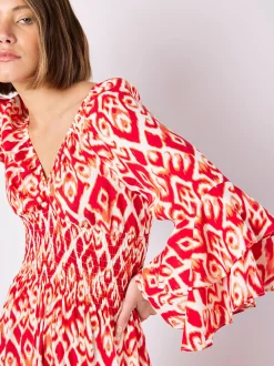 Apricot Damen Maxikleid in rot - Länge: lang