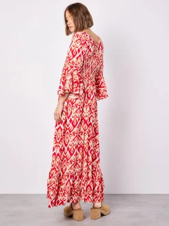 Apricot Damen Maxikleid in rot - Länge: lang