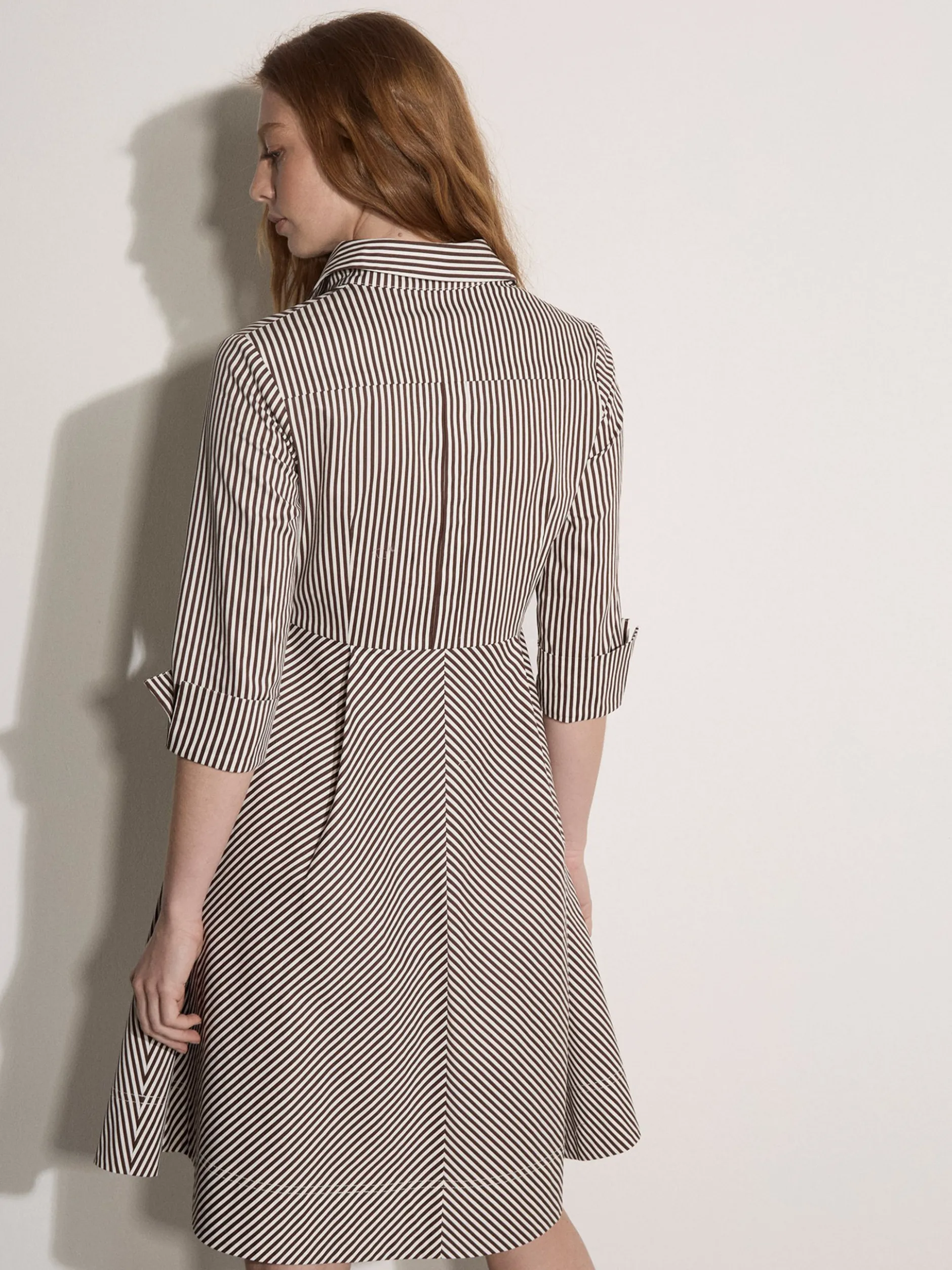Apricot Damen Minikleid in braun - Länge: knielang