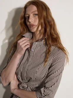 Apricot Damen Minikleid in braun - Länge: knielang