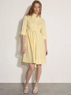 Apricot Damen Minikleid in gelb - Länge: knielang