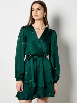 Apricot Damen Minikleid in grün - Länge: kurz