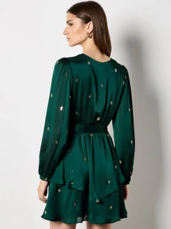 Apricot Damen Minikleid in grün - Länge: kurz