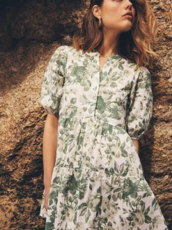 Apricot Damen Minikleid in grün - Länge: kurz
