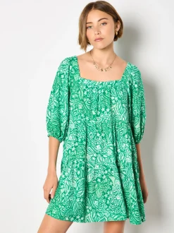 Apricot Damen Minikleid in grün mehrfarbig