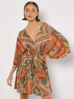 Apricot Damen Minikleid in grün mehrfarbig
