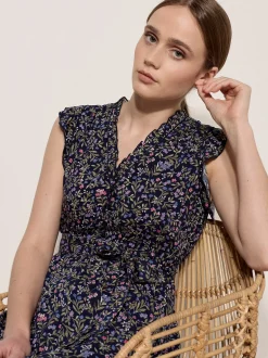 Apricot Damen Minikleid in purple mehrfarbig