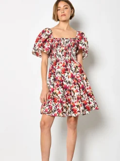 Apricot Damen Minikleid in rosa pink - Länge: knielang
