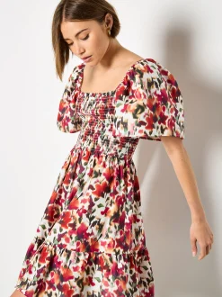 Apricot Damen Minikleid in rosa pink - Länge: knielang