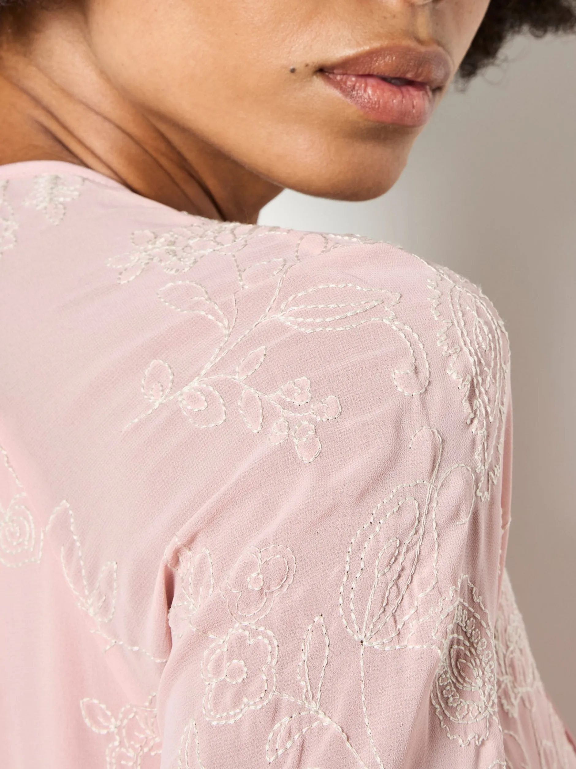 Apricot Damen Minikleid in rosa pink - Länge: kurz