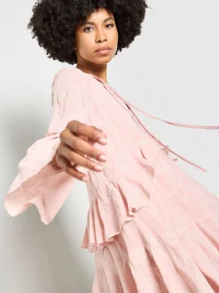Apricot Damen Minikleid in rosa pink - Länge: kurz