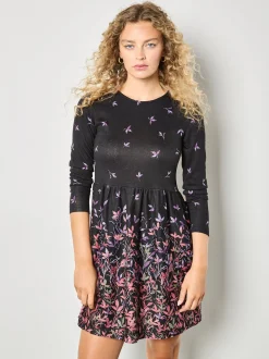 Apricot Damen Minikleid in schwarz - Länge: kurz