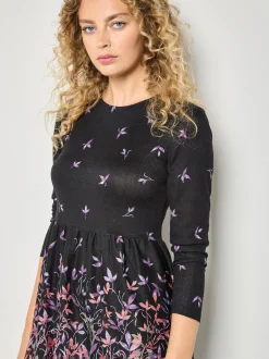 Apricot Damen Minikleid in schwarz - Länge: kurz