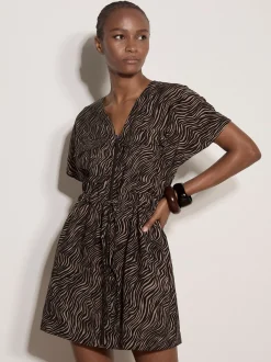Apricot Damen Minikleid in schwarz - Länge: kurz